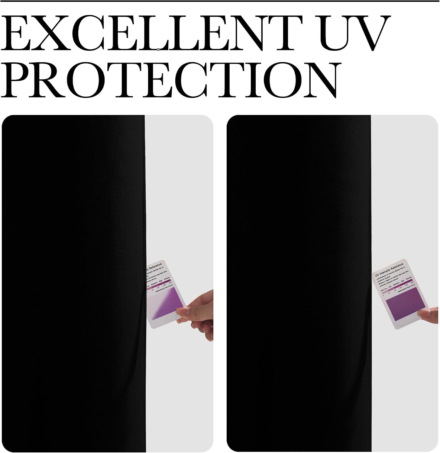 image:imageNICETOWN 100 Blackout Outdoor Curtains for Patio Waterproof 2 PanelsBlack