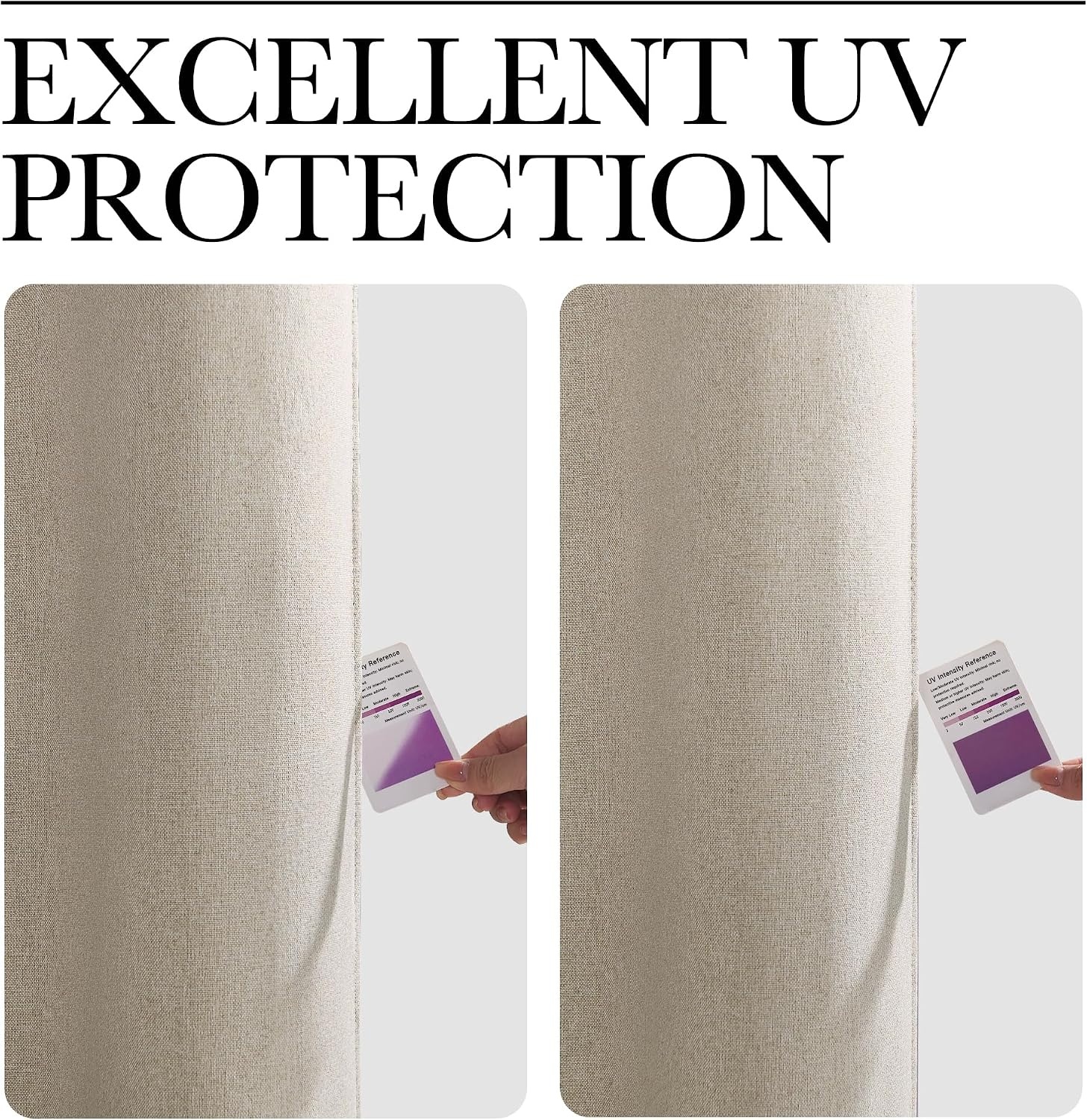 image:imageNICETOWN 100 Blackout Outdoor Curtains for Patio Waterproof 2 PanelsNatural