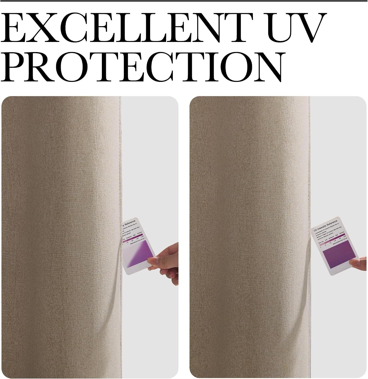 image:imageNICETOWN 100 Blackout Outdoor Curtains for Patio Waterproof 2 PanelsTaupe