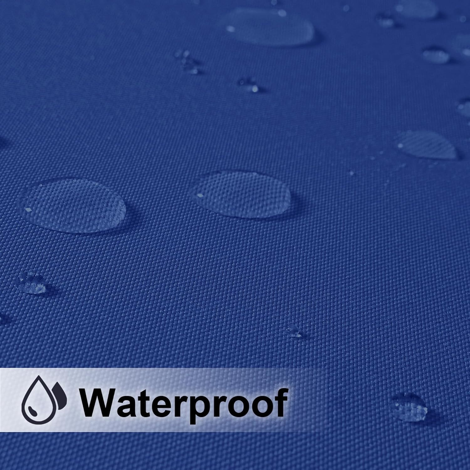 image:imageNICETOWN Outdoor Curtains for Patio Waterproof with Zipper Connects 2 PCsBlue