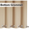 NICETOWN Weighted Outdoor Curtains for Patio Waterproof W52xL84 in 2 Panels(Biscotti Beige)