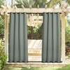 NICETOWN Weighted Outdoor Curtains for Patio Waterproof W52xL84 in 2 Panels(Sage Green)
