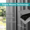 NICETOWN Weighted Outdoor Curtains for Patio Waterproof W52xL84 in 2 Panels(Silver Grey)