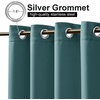 NICETOWN Weighted Outdoor Curtains for Patio Waterproof W52xL84 in 2 Panels(Teal)