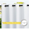 NICETOWN Weighted Outdoor Curtains for Patio Waterproof W52xL84 in 2 Panels(White)