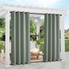 NICETOWN Weighted Outdoor Curtains for Patio Waterproof W52xL84 in 2 Panels(Sage Green)