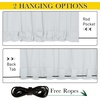 NICETOWN 2 PCs Waterproof Outdoor Curtains for Patio W52xL84 Biscotti Beige(Greyish White)
