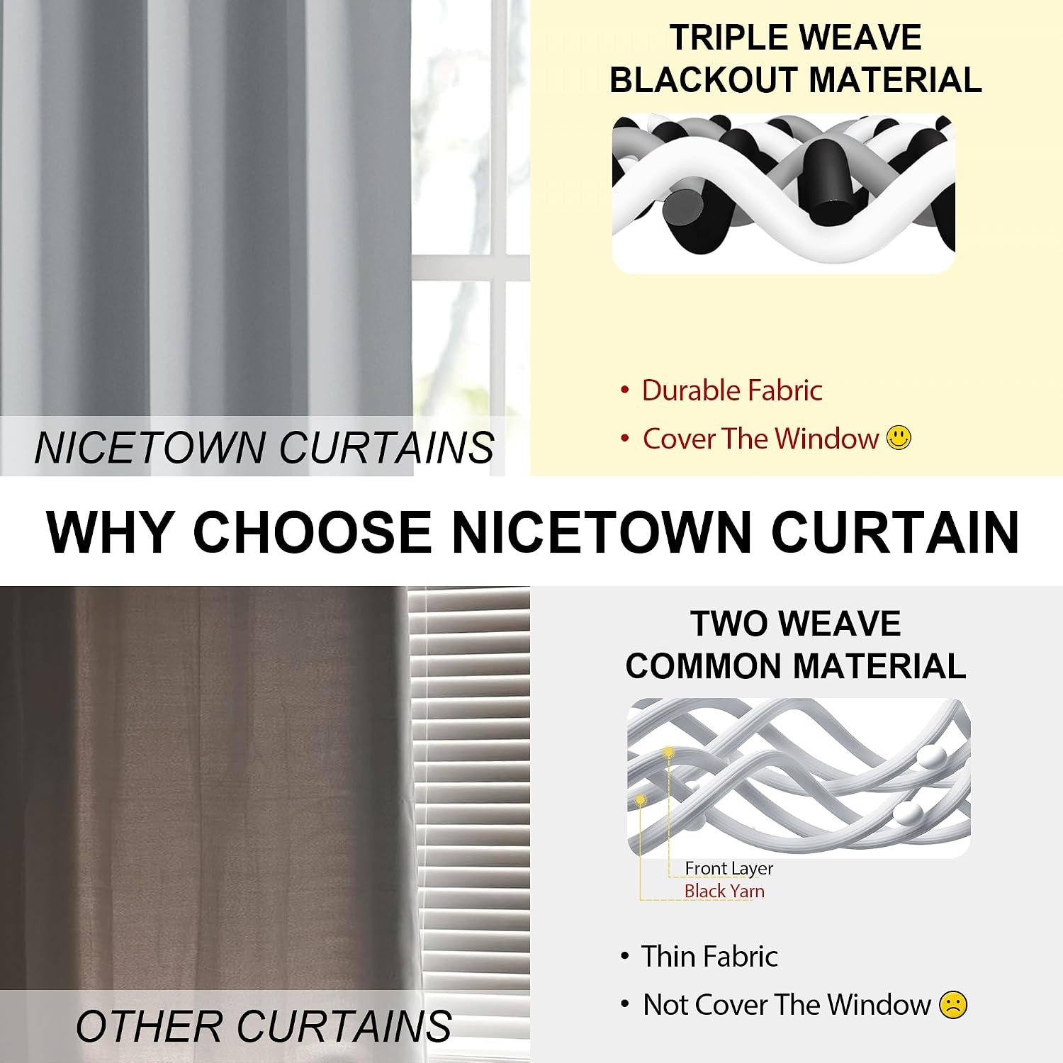 image:imageNICETOWN Boho Floral Curtains 100 Blackout for Living Room Bedroom 96 Inches Long Vintage Flower Drapes Thermal Insulated Soundproof Mid Century Botanica Grommet Window Treatment 52 W 2 PanelsDove Gray