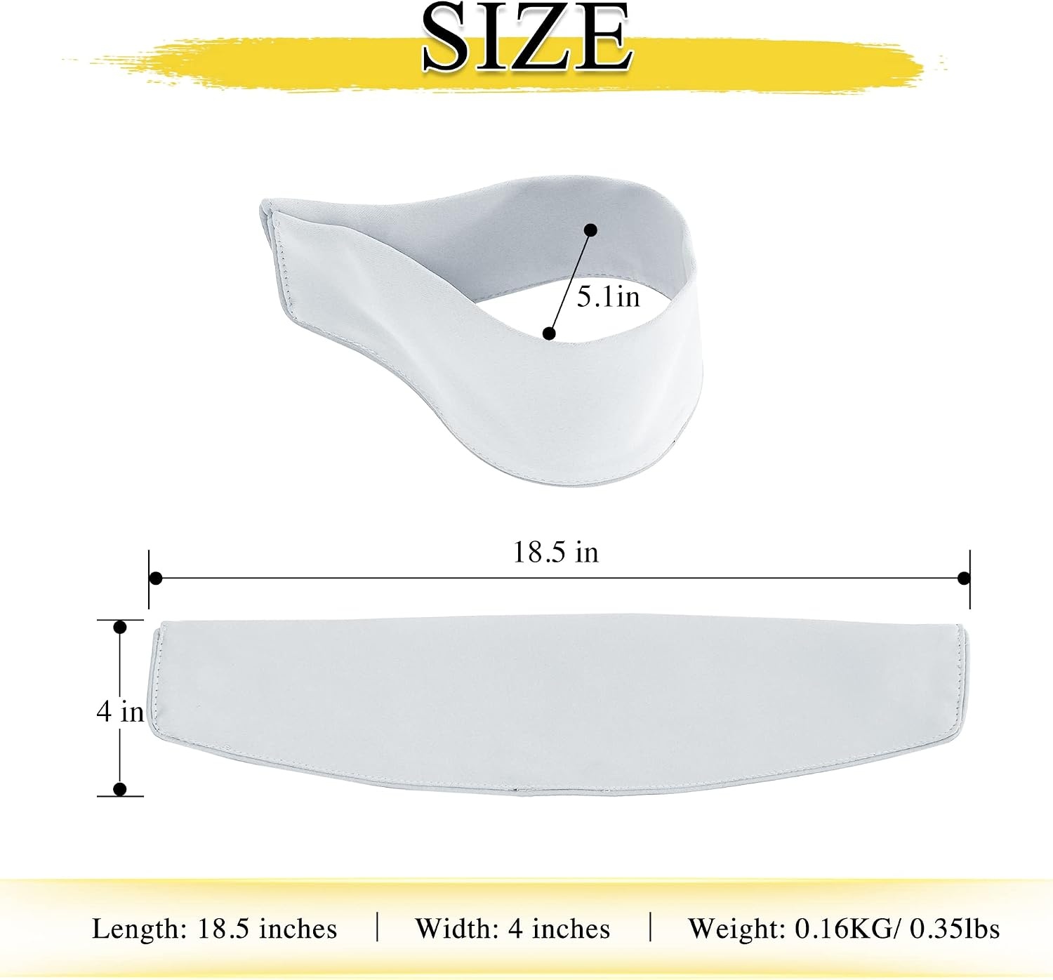 image:imageNICETOWN Strong Magnetic Curtain Tiebacks Modern Simple Style Curtain Ties Backs Holdbacks Holders for IndoorOutdoor Curtains White 185 X 4 Inches Set of 4Greyish White