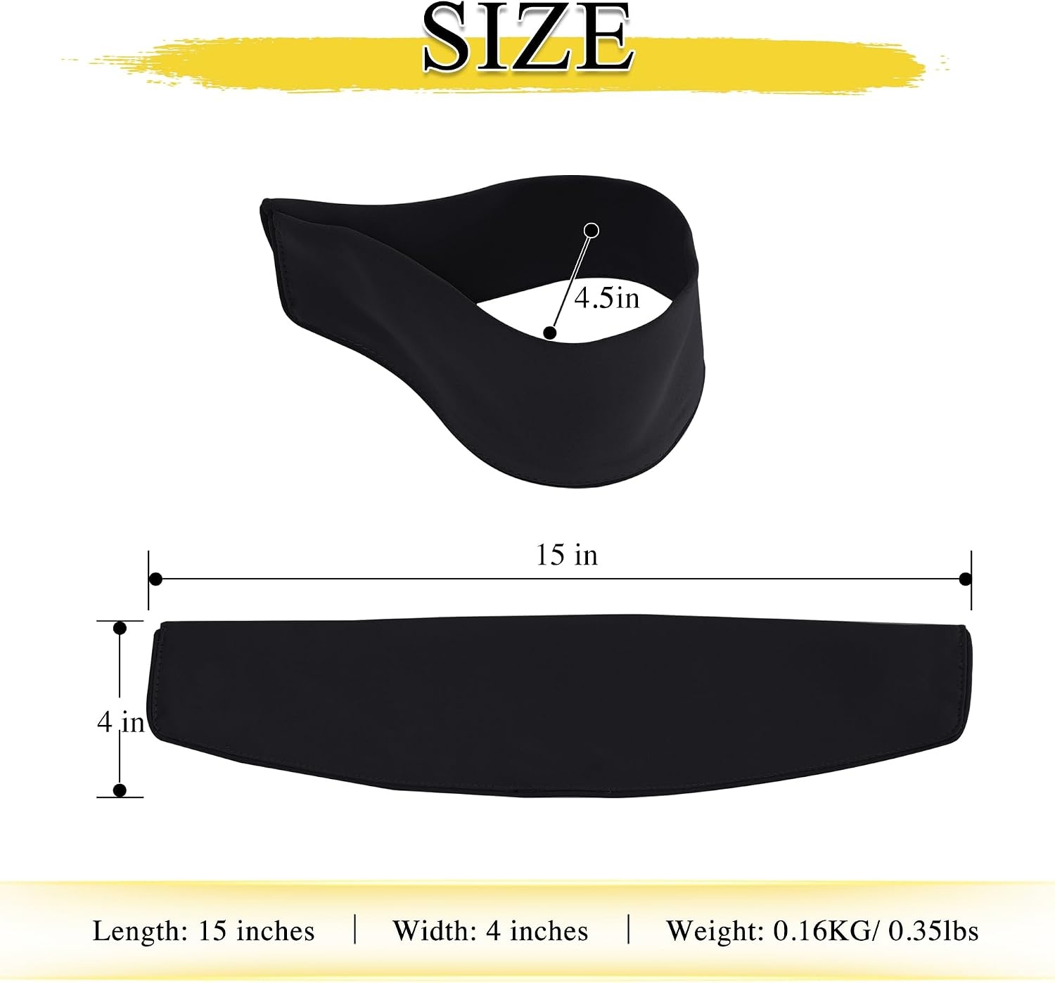 image:imageNICETOWN Strong Magnetic Curtain Tiebacks Modern Simple Style Curtain Ties Backs Holdbacks Holders for IndoorOutdoor Curtains White 185 X 4 Inches Set of 4Black