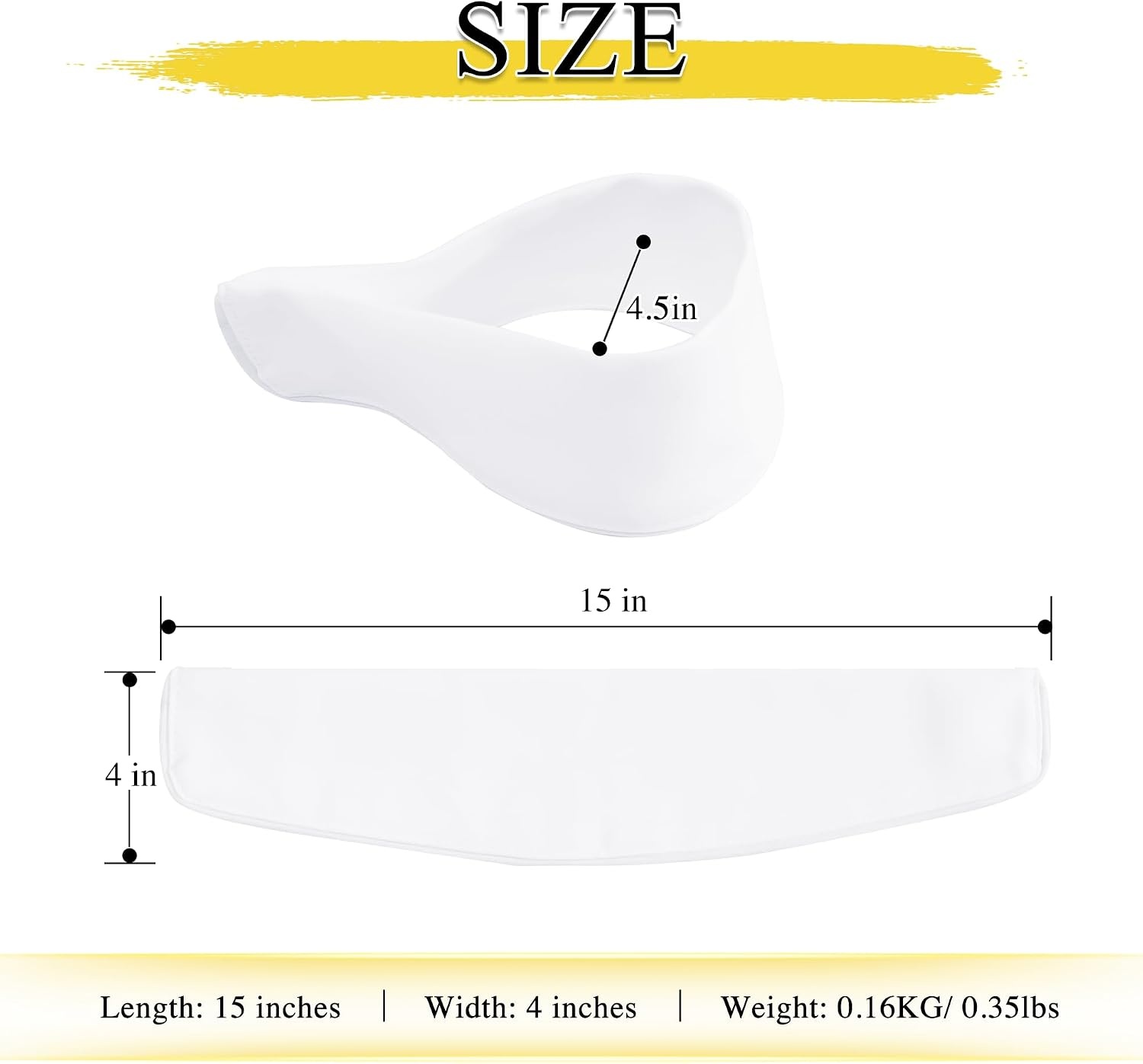 image:imageNICETOWN Strong Magnetic Curtain Tiebacks Modern Simple Style Curtain Ties Backs Holdbacks Holders for IndoorOutdoor Curtains White 185 X 4 Inches Set of 4White