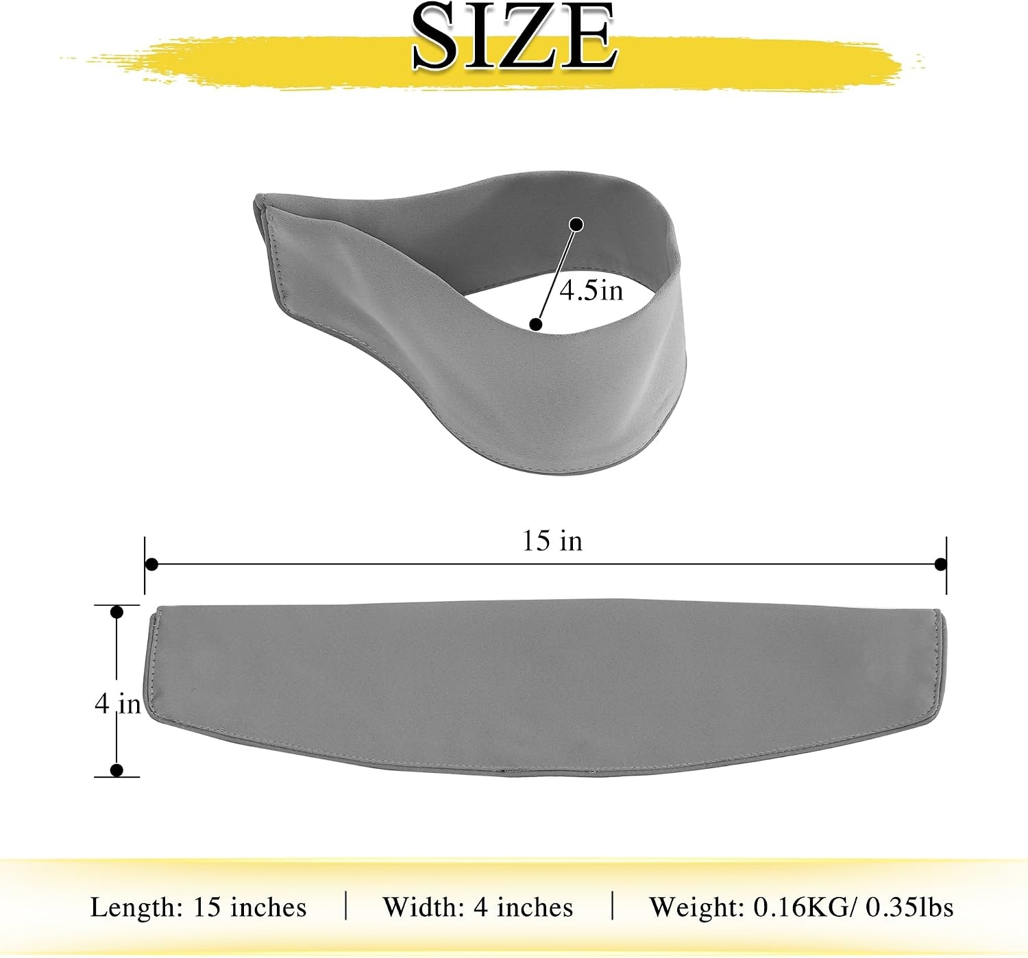 image:imageNICETOWN Strong Magnetic Curtain Tiebacks Modern Simple Style Curtain Ties Backs Holdbacks Holders for IndoorOutdoor Curtains White 185 X 4 Inches Set of 4Silver Grey