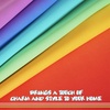 NICETOWN 100% Blackout Ombre Rainbow Curtains for Kids, 52″ x 84″, 2 Panels(Rainbow-1)