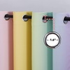 NICETOWN 100% Blackout Ombre Rainbow Curtains for Kids, 52″ x 84″, 2 Panels(Rainbow-2)