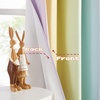 NICETOWN 100% Blackout Ombre Rainbow Curtains for Kids, 52″ x 84″, 2 Panels(Rainbow-2)