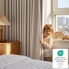 NICETOWN 100% Blackout Sage Green Curtains for Bedroom, W40xL63, 2 Panels(Natural)