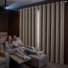NICETOWN 100% Blackout Sage Green Curtains for Bedroom, W40xL63, 2 Panels(Natural)