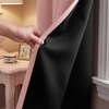 NICETOWN 100% Blackout Sage Green Curtains for Bedroom, W40xL63, 2 Panels(Pink)