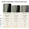 NICETOWN 100% Blackout Sage Green Curtains for Bedroom, W40xL63, 2 Panels(Sage Green)