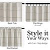 NICETOWN 100% Blackout Taupe Plaid Curtains for Bedroom, W52xL84, 2 Panels(Forest Green)