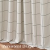 NICETOWN 100% Blackout Taupe Plaid Curtains for Bedroom, W52xL84, 2 Panels(Forest Green)