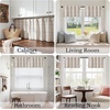 NICETOWN 100% Blackout Taupe Plaid Curtains for Bedroom, W52xL84, 2 Panels(Taupe)