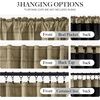 NICETOWN 100% Blackout Taupe Plaid Magnetic Roman Shade, W24 x L64, 1 Panel(Grid Pattern | Burlap & White)