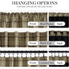 NICETOWN 100% Blackout Taupe Plaid Magnetic Roman Shade, W24 x L64, 1 Panel(Plaid | Burlap & White)
