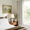 NICETOWN Beige Linen Blackout Curtains 84 Inches Long, W52xL84, 2 Panels(Ivory)