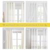 NICETOWN Black Curtain Rods for Windows 28 to 48 inch, Adjustable Curtain Rod 1 inch Diameter Modern Faceted Ball Finials Design Decorative Drapery Rod for Valances Tiers, 28-48″ Length, Matte Black(Matte White/Faceted Ball)