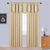NICETOWN Blackout Kitchen Valances for Windo 18 Inch Length Rod Pocket(Biscotti Beige)