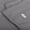 NICETOWN Blackout Kitchen Valances for Windo 18 Inch Length Rod Pocket(Grey)