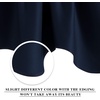 NICETOWN Blackout Kitchen Valances for Windo 18 Inch Length Rod Pocket(Navy)