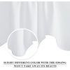 NICETOWN Blackout Kitchen Valances for Windo 18 Inch Length Rod Pocket(Pure White)