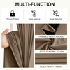 NICETOWN Boho Floral Curtains 100% Blackout for Living Room Bedroom 96 Inches Long Vintage Flower Drapes Thermal Insulated Soundproof Mid Century Botanica Grommet Window Treatment, 52″ W, 2 Panels(Khaki)