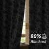 NICETOWN Boho Floral Curtains 100% Blackout for Living Room Bedroom 96 Inches Long Vintage Flower Drapes Thermal Insulated Soundproof Mid Century Botanica Grommet Window Treatment, 52″ W, 2 Panels(Floral Off White)