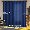 NICETOWN Boho Floral Curtains 100% Blackout for Living Room Bedroom 96 Inches Long Vintage Flower Drapes Thermal Insulated Soundproof Mid Century Botanica Grommet Window Treatment, 52″ W, 2 Panels(Royal Blue)