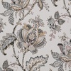 NICETOWN Boho Floral Curtains 100% Blackout for Living Room Bedroom 96 Inches Long Vintage Flower Drapes Thermal Insulated Soundproof Mid Century Botanica Grommet Window Treatment, 52″ W, 2 Panels(Floral Off White)