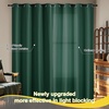 NICETOWN Boho Floral Curtains 100% Blackout for Living Room Bedroom 96 Inches Long Vintage Flower Drapes Thermal Insulated Soundproof Mid Century Botanica Grommet Window Treatment, 52″ W, 2 Panels(Hunter Green)