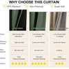 NICETOWN Boho Floral Curtains 100% Blackout for Living Room Bedroom 96 Inches Long Vintage Flower Drapes Thermal Insulated Soundproof Mid Century Botanica Grommet Window Treatment, 52″ W, 2 Panels(Greyish Green)