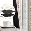 NICETOWN Boho Floral Curtains 100% Blackout for Living Room Bedroom 96 Inches Long Vintage Flower Drapes Thermal Insulated Soundproof Mid Century Botanica Grommet Window Treatment, 52″ W, 2 Panels(Floral Terracotta)