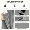 NICETOWN Boho Floral Curtains 100% Blackout for Living Room Bedroom 96 Inches Long Vintage Flower Drapes Thermal Insulated Soundproof Mid Century Botanica Grommet Window Treatment, 52″ W, 2 Panels(Silver Grey)