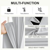 NICETOWN Boho Floral Curtains 100% Blackout for Living Room Bedroom 96 Inches Long Vintage Flower Drapes Thermal Insulated Soundproof Mid Century Botanica Grommet Window Treatment, 52″ W, 2 Panels(Greyish White)