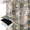 NICETOWN Boho Floral Curtains 100% Blackout for Living Room Bedroom 96 Inches Long Vintage Flower Drapes Thermal Insulated Soundproof Mid Century Botanica Grommet Window Treatment, 52″ W, 2 Panels(Floral Blush Pink)