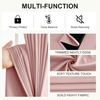 NICETOWN Boho Floral Curtains 100% Blackout for Living Room Bedroom 96 Inches Long Vintage Flower Drapes Thermal Insulated Soundproof Mid Century Botanica Grommet Window Treatment, 52″ W, 2 Panels(Peach Pink)