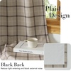 NICETOWN Buffalo Plaid Full Blackout Linen Curtain Panels 84 Inches(Grid Pattern | Light Greige)