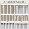 NICETOWN DIY Pinch Pleat Greige 100% Blackout Linen Curtains 96 inches Long, Back Tab/Rod Pocket/Hook Belt Heavyweight Window Treatments White Liner for Bedroom, 2 Panels, W52 x L96(Greige)