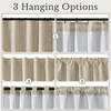NICETOWN DIY Pinch Pleat Greige 100% Blackout Linen Curtains 96 inches Long, Back Tab/Rod Pocket/Hook Belt Heavyweight Window Treatments White Liner for Bedroom, 2 Panels, W52 x L96(Cream)