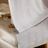 NICETOWN Natural Faux Linen Curtains 63 Inch Length 2 Panels, W55xL63(Purple)