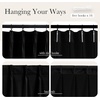 NICETOWN Sage Green Velvet Blackout Curtains 96 Inch Long for Bedroom, Dorm, Dining/Living Room, Thermal Solid Heavy Matt Pinch Pleat Back Tab Track Window Treatment for Hall, Theater (2 Panels, 40 W)(Black)